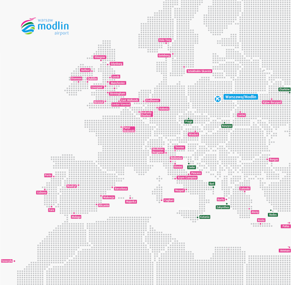 Mapa połączeń - Lato 2021
